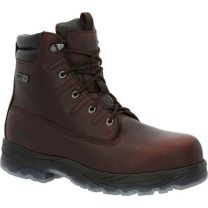 ROCKY WORK Men's 6" Forge Composite Toe Waterproof Work Boot Brown - RKK0356