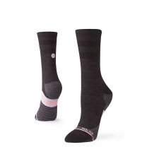 Stance Women's Uncommon Solid Wool Crew Running Socks Black - W448C18CCW-BLK