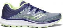 Saucony Women's Guide ISO Wide Running Shoe Fog/Purple/Mint - S10416-1