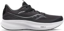 Saucony Women's Ride 15 Wide Running Shoe Black/White - S10730-05