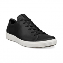 ECCO Men's Soft 7 Lace-Up Sneaker Black - 47079401001