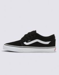 VANS Unisex Chukka Low Sidestripe Shoe Black/White - VN0A5KQZBA2