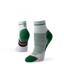 Stance Women's Varsity Stripe Quarter Socks Deep Green - W348A19VSQ-DGN