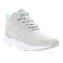 Propet Women's Stability Strive Mid Zip-Up Sneaker Grey/Mint - WAA016MGMI