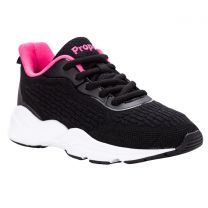 Propet Women's Stability Strive Walking Shoe Black/Hot Pink - WAA212MBP