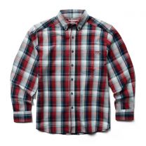 WOLVERINE Men's Hastings Flannel Shirt Red Navy Plaid - W1211540-964