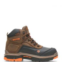 WOLVERINE Men's Overpass 6" CarbonMAX® Composite Toe Work Boot Brown - W10717