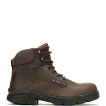 WOLVERINE Men's 6" DuraShocks SR Icon Soft Toe Waterproof Work Boot Dark Brown - W240023