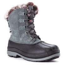 Propet Women's Lumi Tall Lace Boot Grey - WBX002SGRY