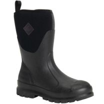 Muck Boot Company Women's Chore Classic Mid Soft Toe EH Waterproof Work Boot Black - WCHM-000