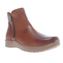 Propet Women's Delphi Double-Zipper Boot Brown Leather - WFA006LBR