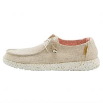 HEY DUDE Shoes Women's Wendy Chambray White Nut  - 121410121