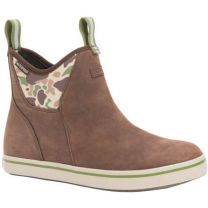 XTRATUF Men's 6" Leather Ankle Deck Boot Duck Camo - XAL-DCAM