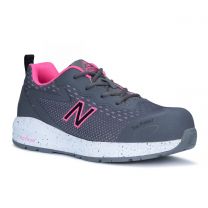 NEW BALANCE SAFETY Women's Logic Composite Toe Work Shoe Grey/Pink - WIDLOGIGR