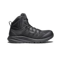 KEEN Utility Men's Vista Energy Mid Carbon-Fiber Toe Work Boots Black/Raven - 1024592