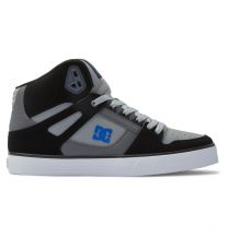 DC Shoes Men's Pure High-Top Shoes Black/Grey/Blue - ADYS400043-XKSB