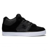 DC Shoes Men's Pure MID Mid-Top Shoes Black/Armor - ADYS400082-BKO