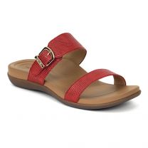 Aetrex Women's Mimi Red Adjustable Water-Friendly sandal - AE218W