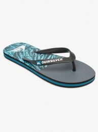 Quiksilver Men's Molokai Hawaii HL Flip Flop Sandal Black/Blue/Grey - AQYL101234-XKBS