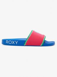 ROXY Women's Slippy Neo Water-Friendly Slide Sandal Multi - ARJL100949-MLT