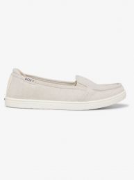 ROXY Women's Minnow Slip-On Shoe Oatmeal - ARJS600472-OAT