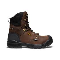 KEEN Utility Men's 8" Independence Carbon-Fiber Toe Waterproof 600g Insulated Work Boot Dark Earth/Black - 1026830