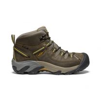 KEEN Men's Targhee II Mid Waterproof Hiking Boot Black Olive/Yellow - 1002375