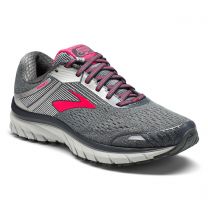 Brooks Women's Adrenaline GTS 18 Runnig Shoe Ebony/Silver/Pink - 120268-079