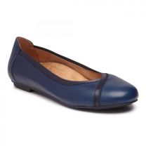 Vionic Women's Caroll Ballet Flat Navy Leather - 10010058410