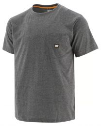 Caterpillar Work Wear Men's Industry Leader Pocket T-Shirt Dark Grey Heather - 1010002-10123