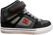 DC Shoes Unisex Kids Pure Hi Top EV Skate Shoe Grey/Black/Red - DC01795012-GYBKRD