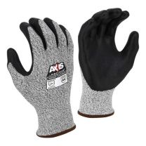 Radians AXIS™ Cut Protection Level A4 Work Glove Black/Grey - RWG555