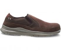 HYTEST Men's Blake Steel Toe Slip On Brown Work Shoe - K10113