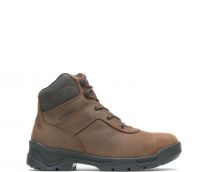 HYEST Knock Waterproof Direct Attach Steel Toe 6" Boot Brown - K13991