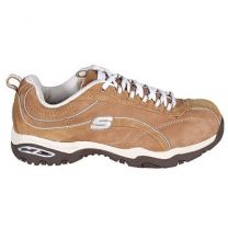 SKECHERS WORK Women's Meribel Steel Toe Work Shoe Brown - 76348/BRN