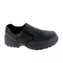  HYTEST Men's Black Steel Toe Slip On Work Shoe - K10280