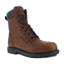 IRON AGE Men's 8" Hauler Composite Toe Waterproof Work Boot Brown - IA0180