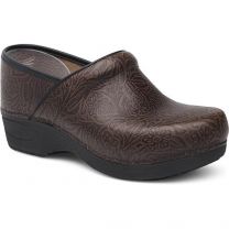 Dansko Women's XP 2.0 Clogs Brown Floral Tooled Leather - 3950530200