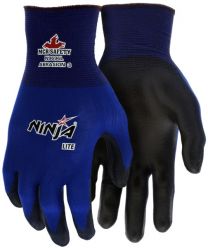 MCR Safety Unisex Ninja Lite Work Gloves Black/Blue -  N9696