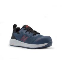 NEW BALANCE SAFETY Men's Logic Composite Toe ESD Work Shoe Denim/Red - MIDLOGIDS