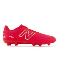 New Balance Unisex 442 v2 Team FG Soccer Cleats Red - MS42FRD2