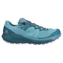 Salomon Women's Sense Ride 4 Trail Running Shoe Delphinium Blue/Mallard Blue/Lavender - L41450200