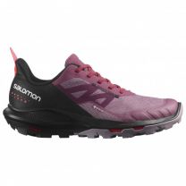 Salomon Women's Outpulse GORE-TEX Hiking Shoe Tulipwood/Black/Poppy Red - L41689700