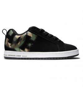 DC Shoes Men's Court Graffik Shoes Black Camouflage - 300529-CA2