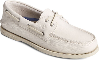 Sperry Men's Authentic Original™ Leather Boat Shoe White - 13934558 (0195149)