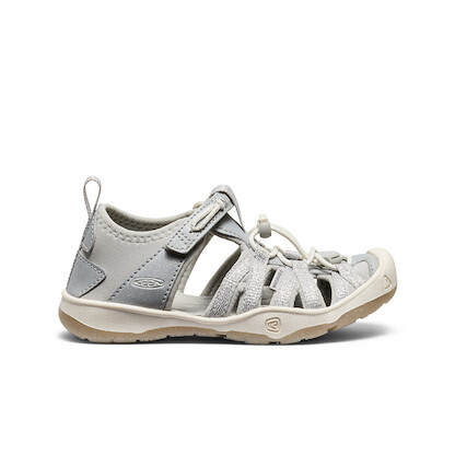 KEEN Little Kid's Moxie Closed Toe Casual Sandal Silver - 1018363-SILVER