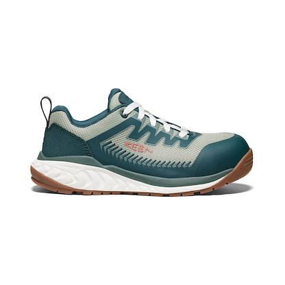 KEEN Utility Women's Arvada Work Carbon-Fiber Toe Athletic Work Shoe Sea Moss/Desert Sage - 1027659
