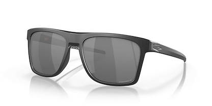 Oakley Men's Leffingwell Sunglasses Matte Black Ink/Prizm Black Polarized (57 mm) - 0OO9100-910004 57