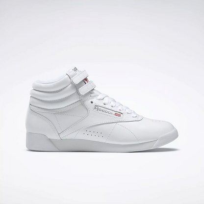 Reebok Women's Freestyle Hi Sneaker White/Silver - 100000103