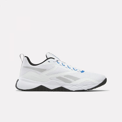 Reebok Men's Nfx Trainer Sneaker, White/Black/Optimum Blue